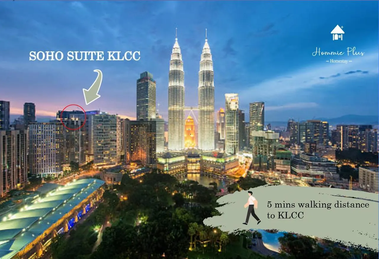 Soho Suites Klcc By Hommie Plus- Lvl 36-Freeparking Kuala Lumpur Malajzia